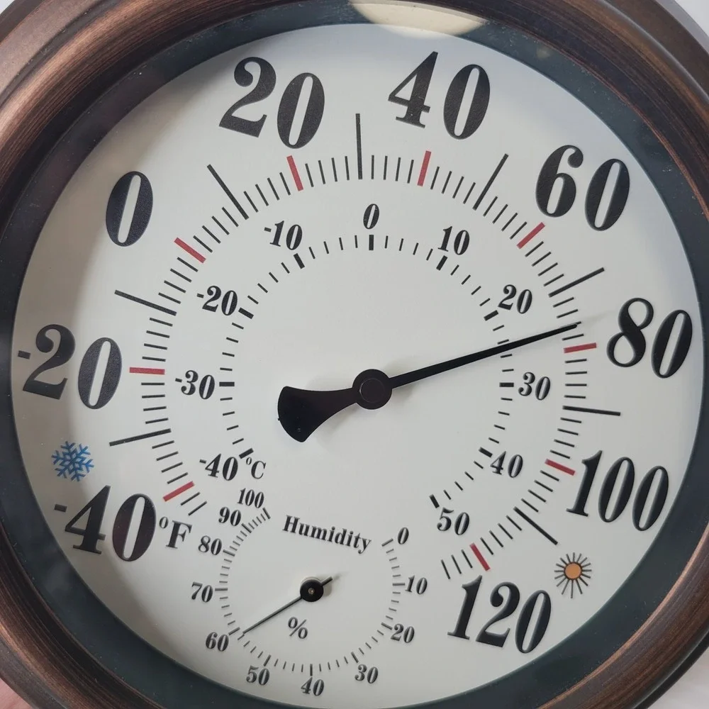 Indoor Outdoor Wall Thermometer Hygrometer 8